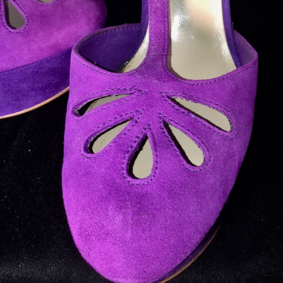 Guess purple suede size 6 stilletos - Picture 4 of 7